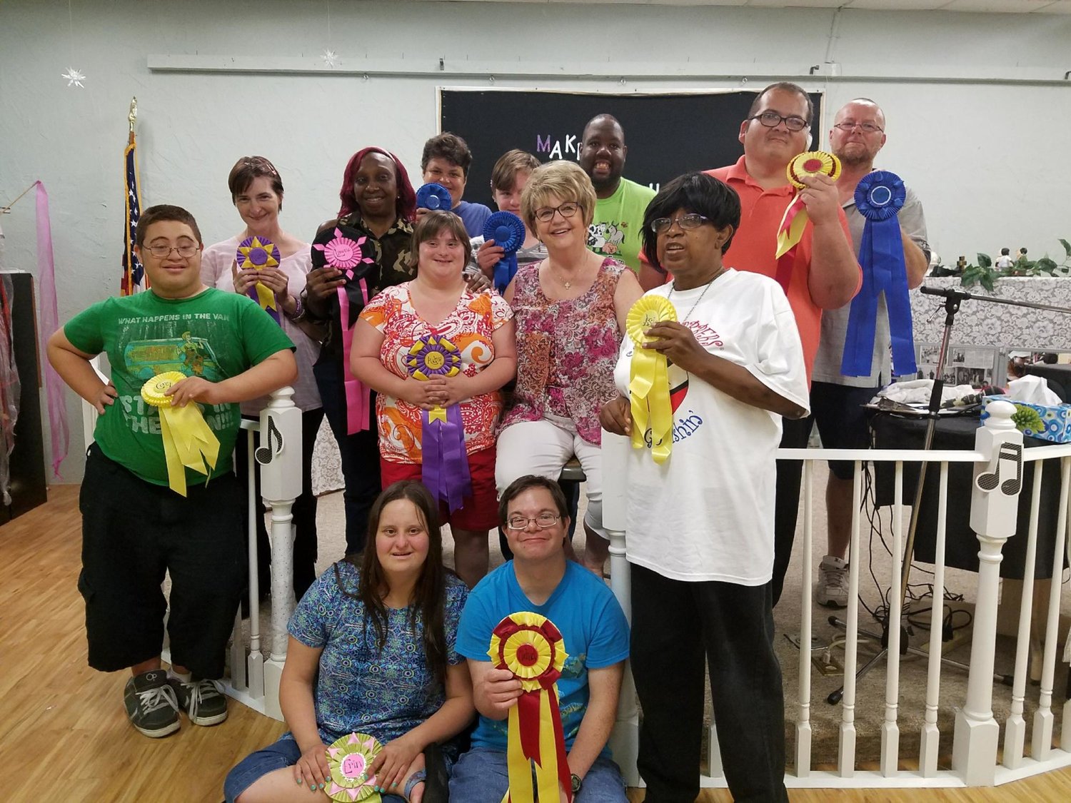 Mertice “Aunt Mert” Kelly (center) started Circle of Friends Ministry in 1992 with other Mothers of special needs children who felt a lack of resources and the right kind of support for families.