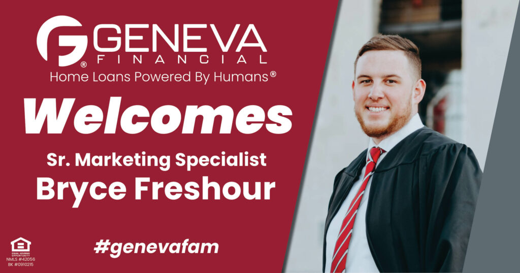 Bryce Freshour, Geneva Financial Corporate Sr. Marketing Specialist, Chandler, AZ