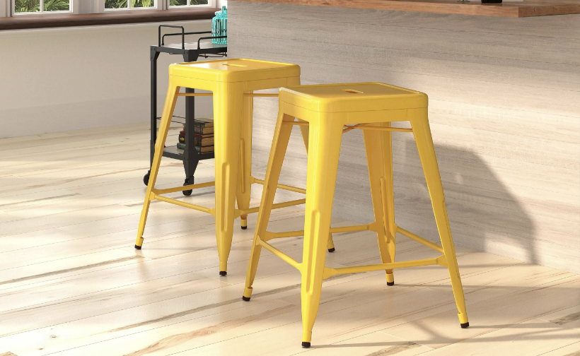 Merrick Lane Backless Stool