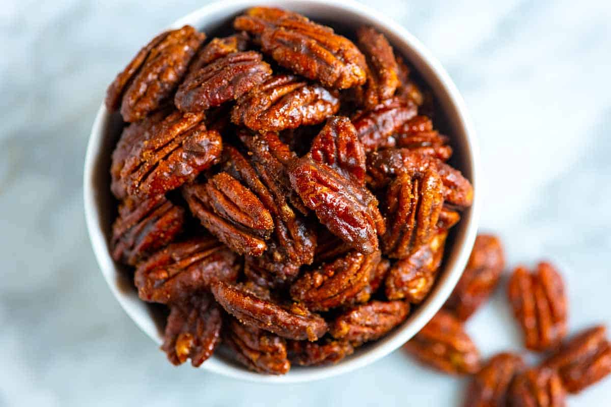 Easy Candied Pecans