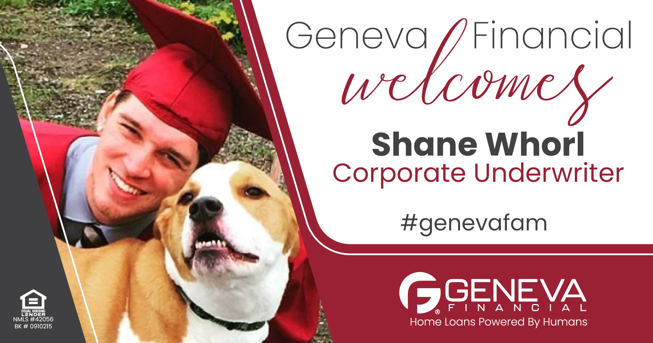 Geneva Financial Home Loans Welcomes New Underwriter Shane Whorl to Geneva Corporate – Home Loans Powered by Humans®.